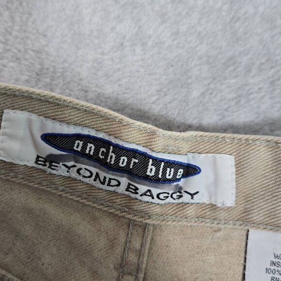 Vtg 90s Anchor Blue Jeans Mens 36x32 Beyond Baggy Denim Grunge Y2K 11" wide USA - Picture 4 of 12